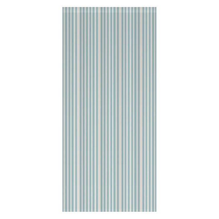 Window Curtain Set - Cotton Blend (2 Panels) | French Stripe - Pool