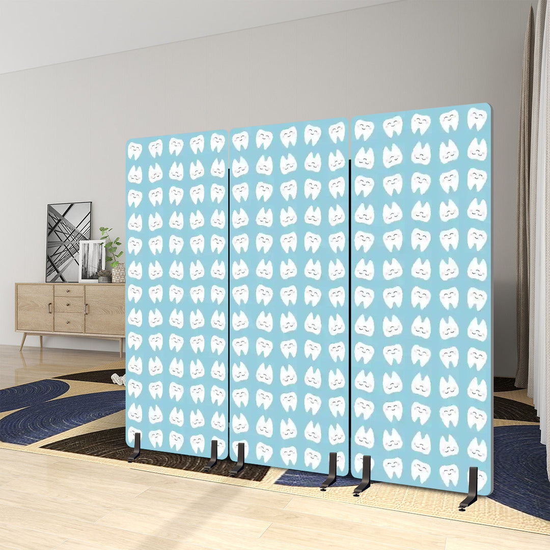 3 Panel Sound-Absorbing Room Divider / Happy Tooth