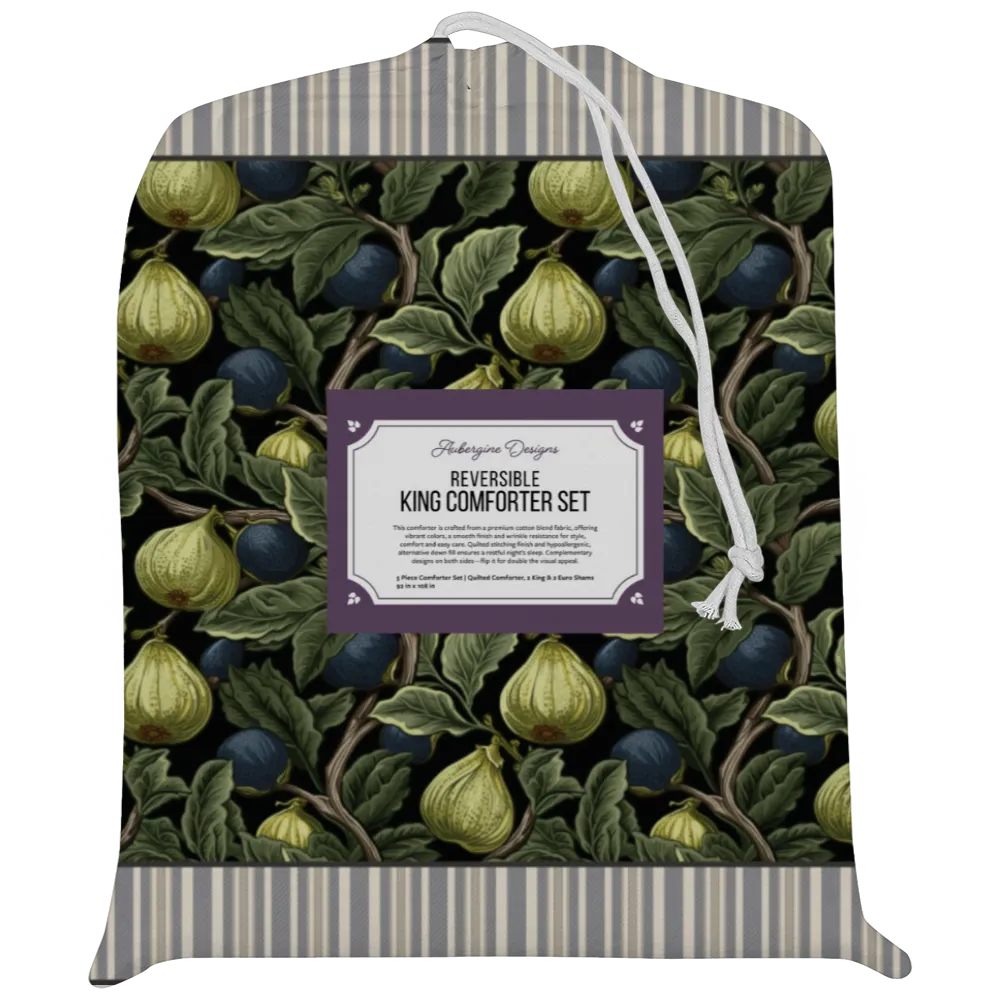 Verdant Fig™ Reversible Comforter Set - Verdant Fig