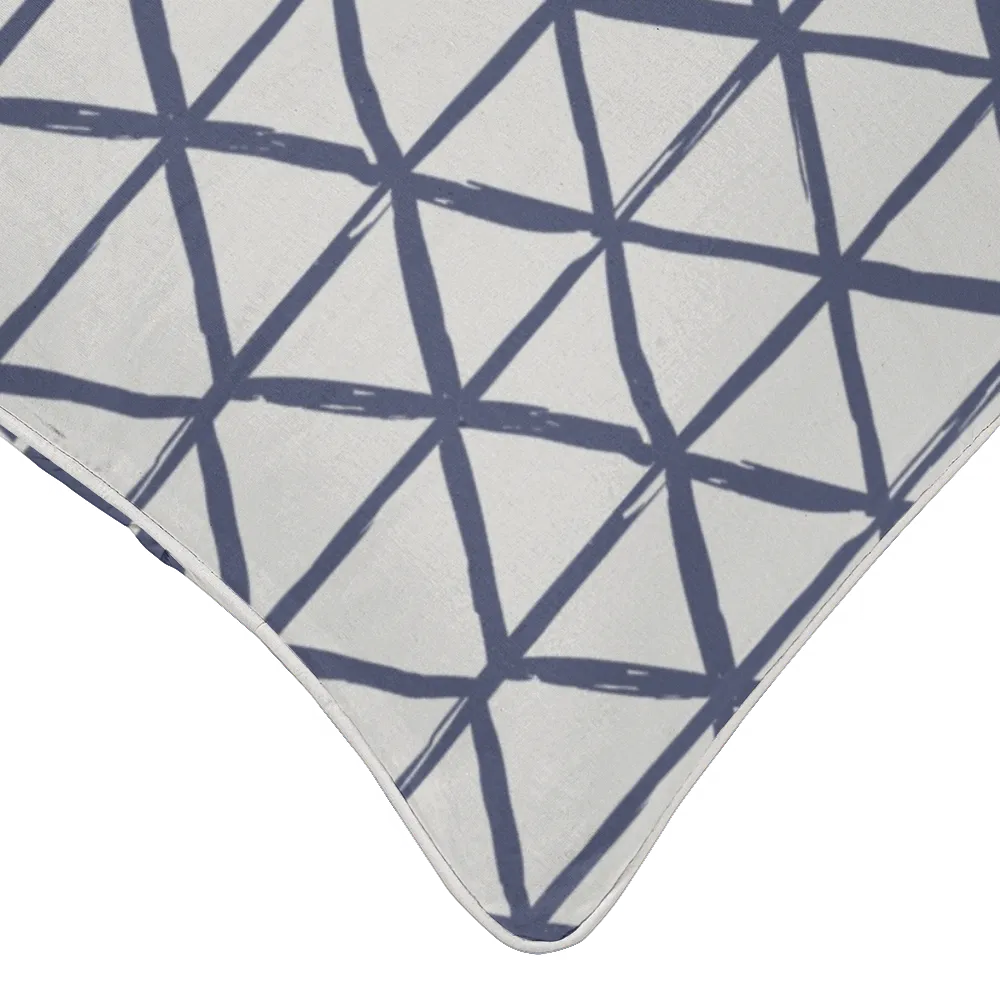 Ikat Fusion Coordinates Pair – Peridot Blues (Sapphire)