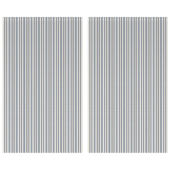 Ikat Fusion Curtain Panel Set – Kelp Ribbon