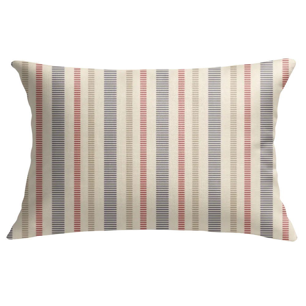 Ikat Fusion Coordinates Pair – Americana (Brick)