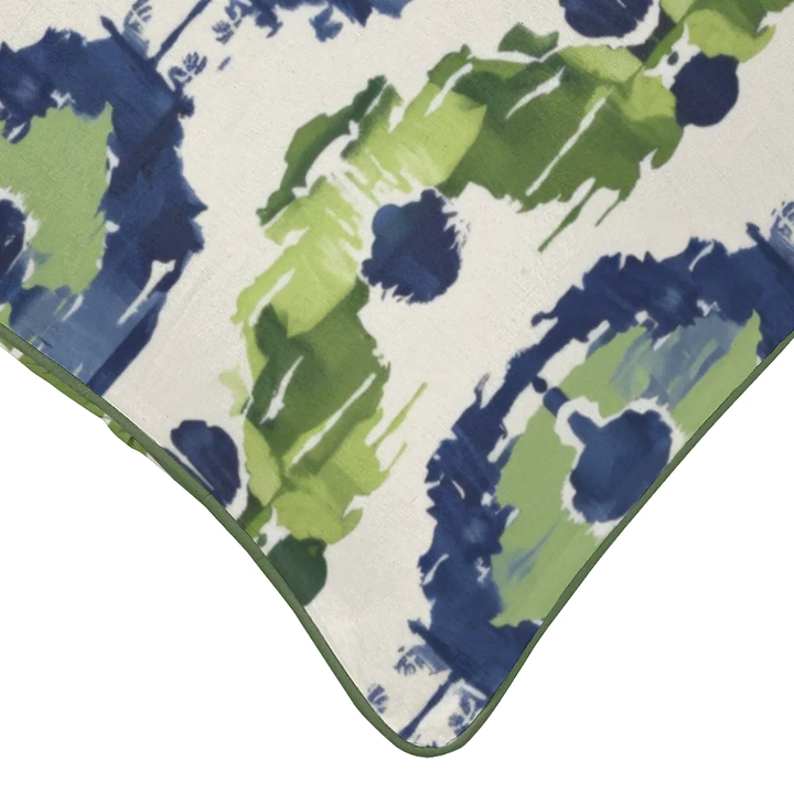 Ikat Fusion Pillow Trio – Kelp Ribbon