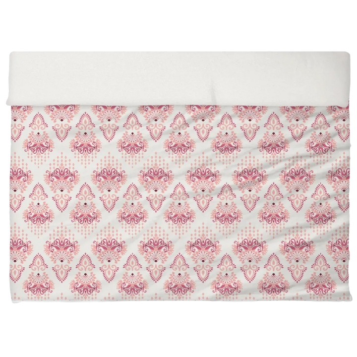 Reds &amp; Purples Anthology Duvet Cover Set – Ikat Damask (Dragonfruit)