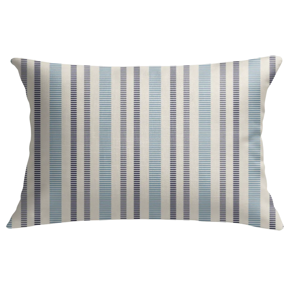 Ikat Fusion Coordinates Pair – Peridot Blues (Sapphire)