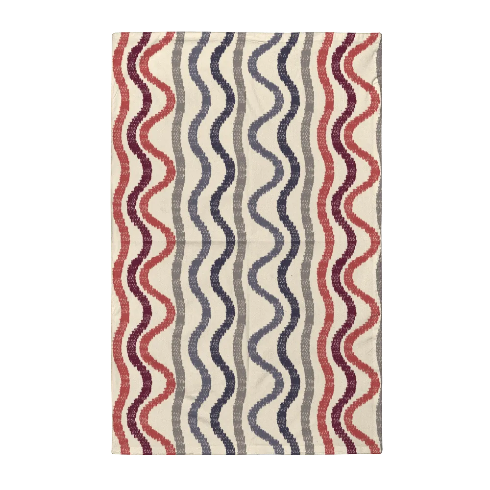 Ikat Fusion Tea Towel Set (6) – Americana (Geometric)
