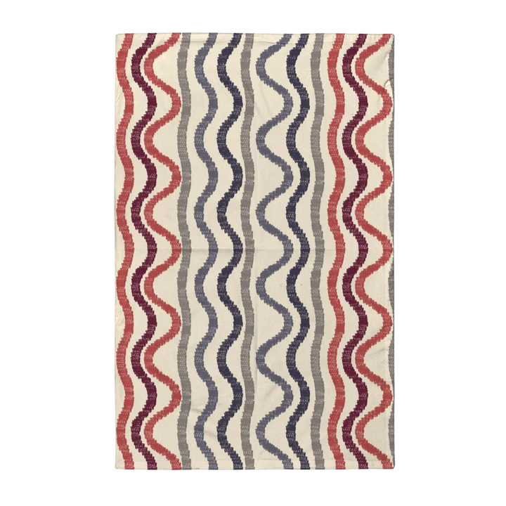 Ikat Fusion Tea Towel Set (6) – Americana (Geometric)