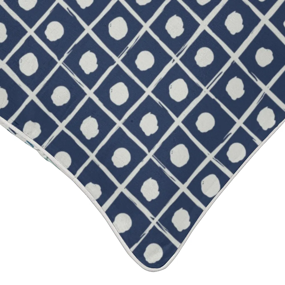 Ikat Fusion Coordinates Pair – Lily Pad (Pond)