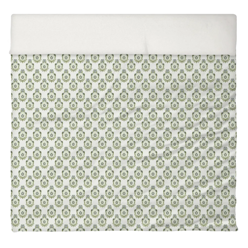 Blues &amp; Greens Anthology Duvet Cover Set – Ikat (Leapfrog)