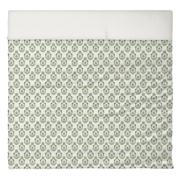 Blues &amp; Greens Anthology Duvet Cover Set – Ikat (Leapfrog)