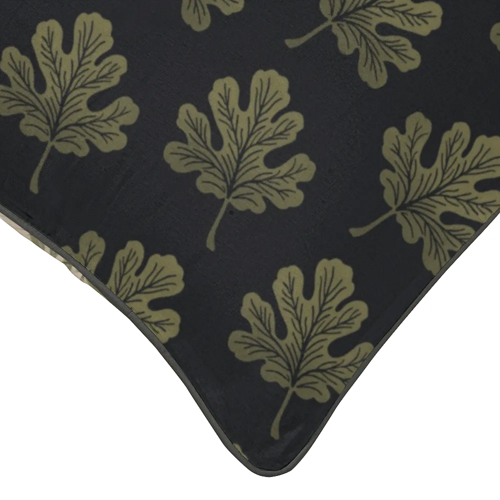Verdant Fig™ Pillow Trio - Stamped Fig (Noir)