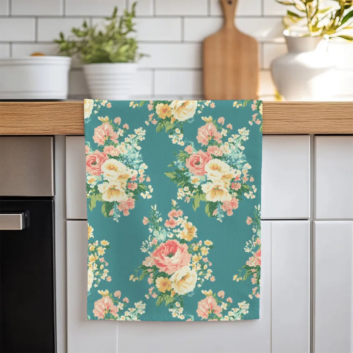Florence – Blue Tea Towel Set (4) | Vintage Cottage Collection