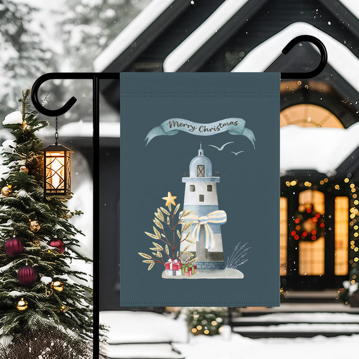 Double-sided Garden & House Banner / Christmas on the Coast / 3 Design Choices