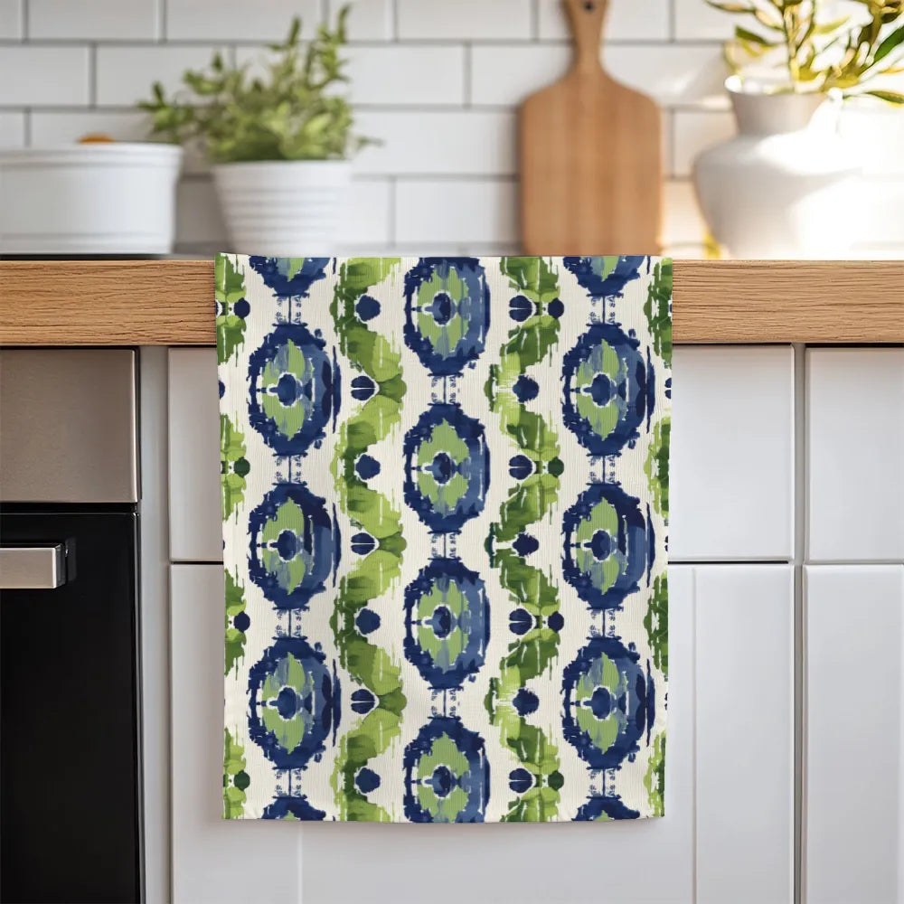 Ikat Fusion Tea Towel Set (6) – Kelp Ribbon