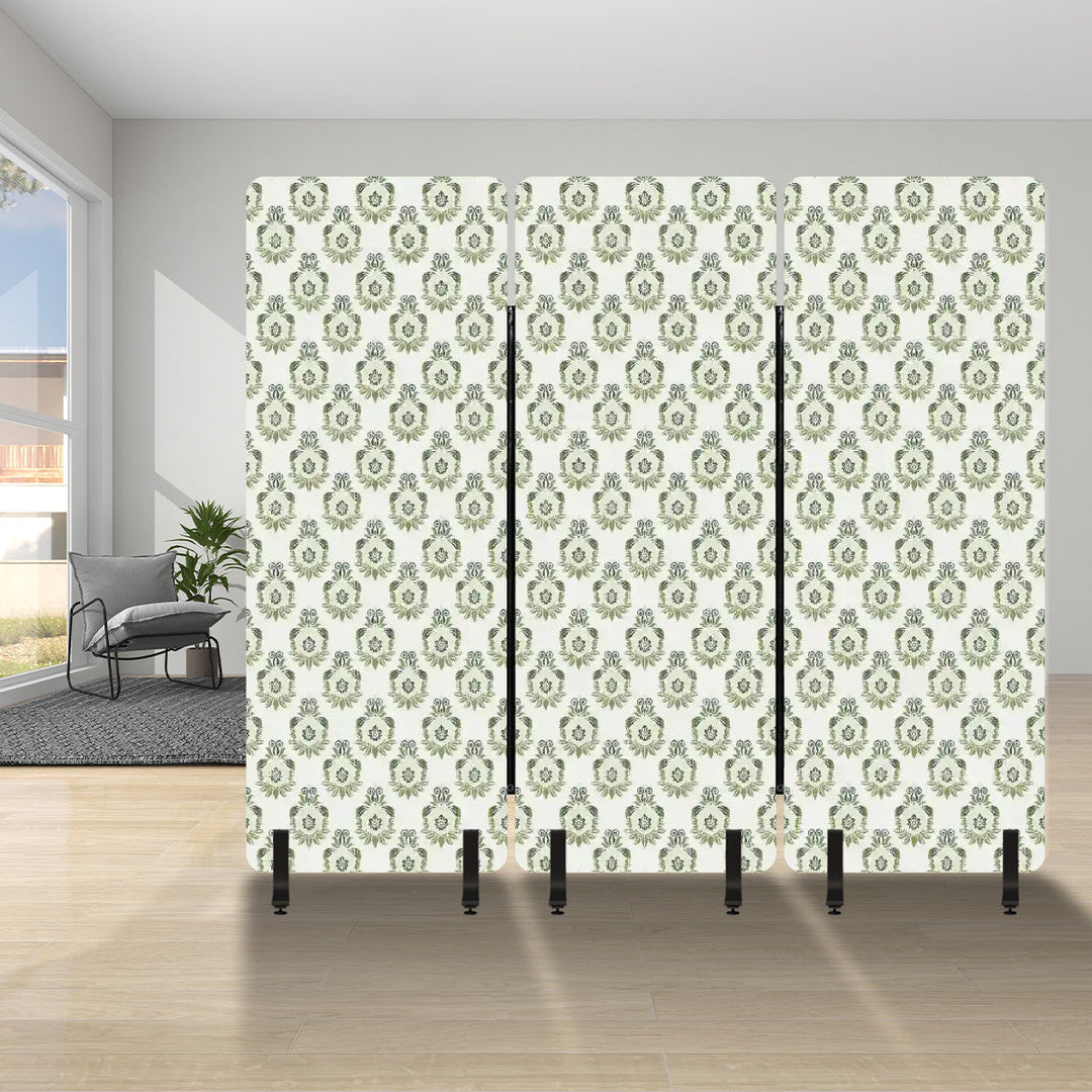 3 Panel Sound-Absorbing Room Divider / Ikat