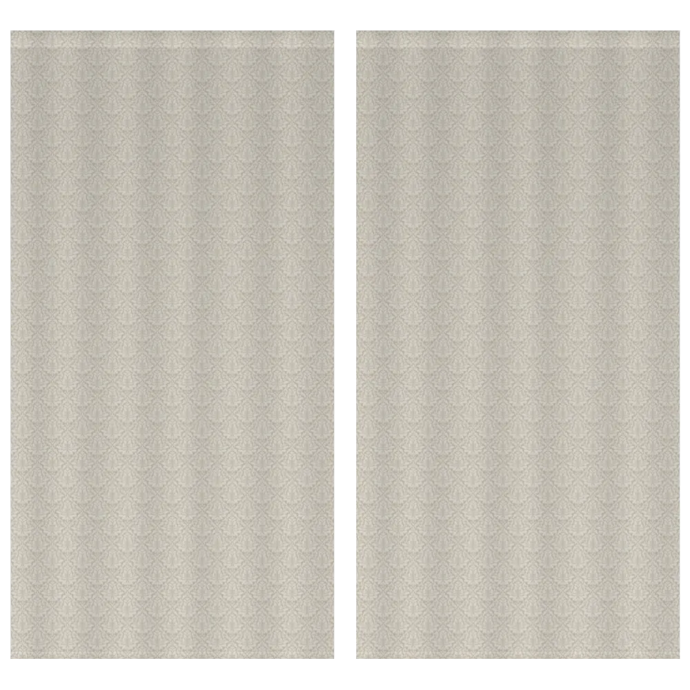 Midnight Garden™ Cotton Blend Curtain Panel Set (2 Panels) – Damask