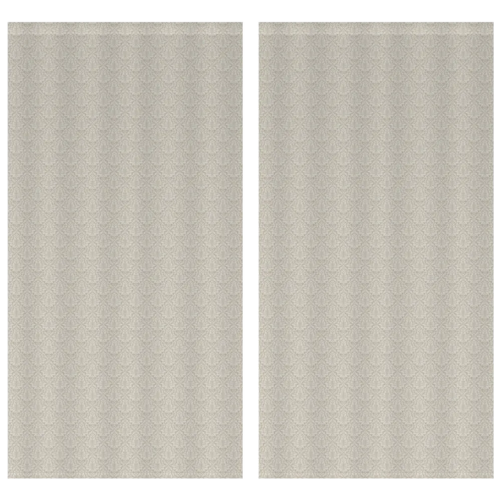 Midnight Garden™ Cotton Blend Curtain Panel Set (2 Panels) – Damask