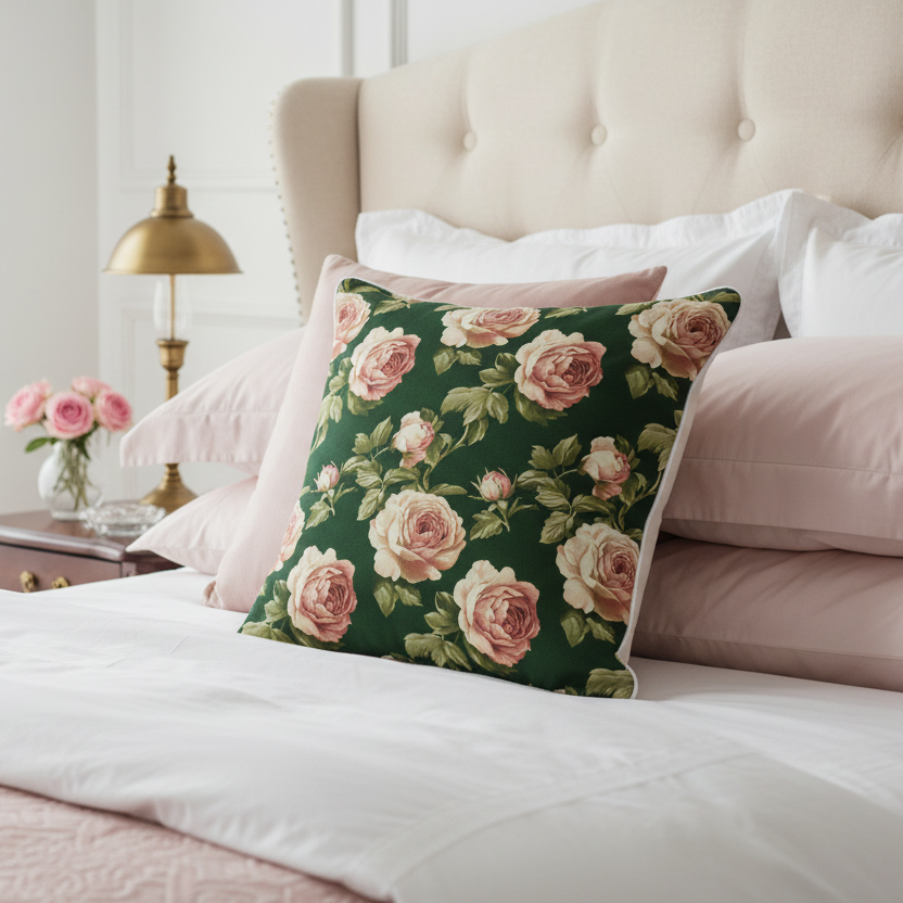 Susanna – Reversible Throw Pillow | Vintage Cottage Collection