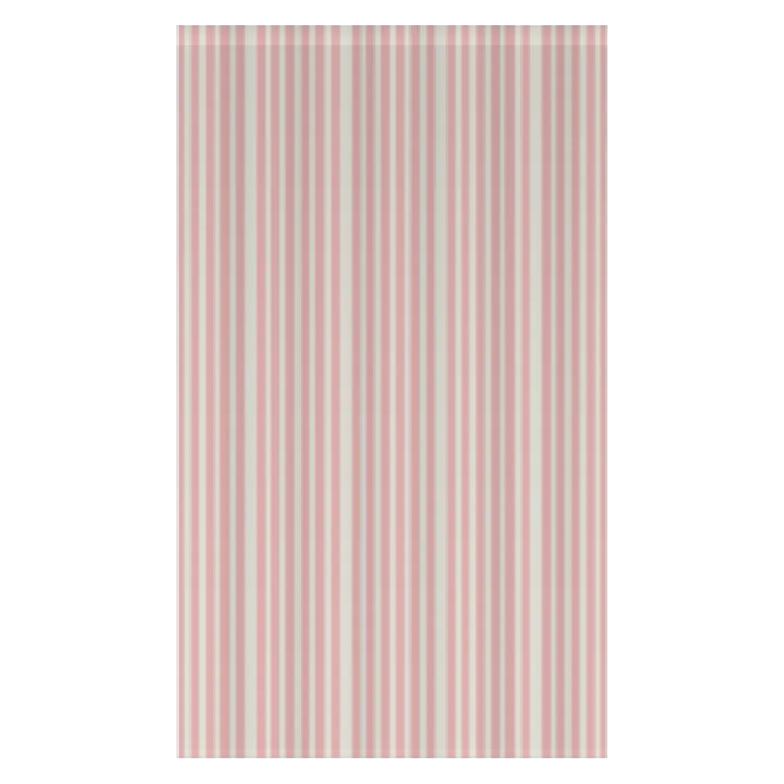 Window Curtain Set - Cotton Blend (2 Panels) | French Stripe - Bubblegum