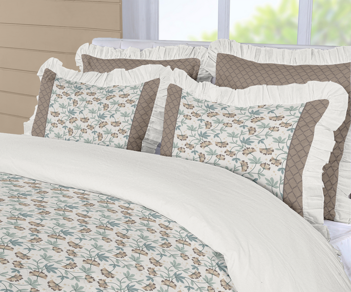 5 Piece Cotton Duvet Cover Set - Queen | Danzin (SW Naturally Refined Collection)