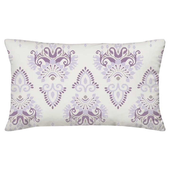Reds &amp; Purples Anthology Duvet Cover Set – Ikat Damask (Rhapsody Lilac)