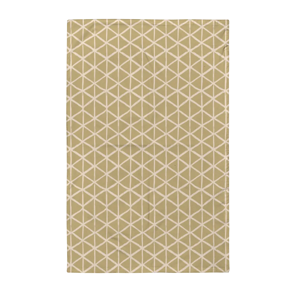Ikat Fusion Tea Towel Set (6) – Sand &amp; Sea (Geometric)
