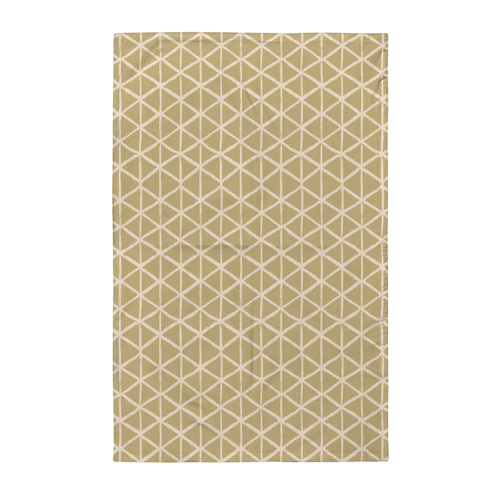 Ikat Fusion Tea Towel Set (6) – Sand &amp; Sea (Geometric)