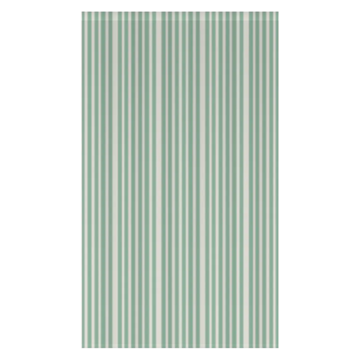 Window Curtain Set - Cotton Blend (2 Panels) | French Stripe - Spearmint