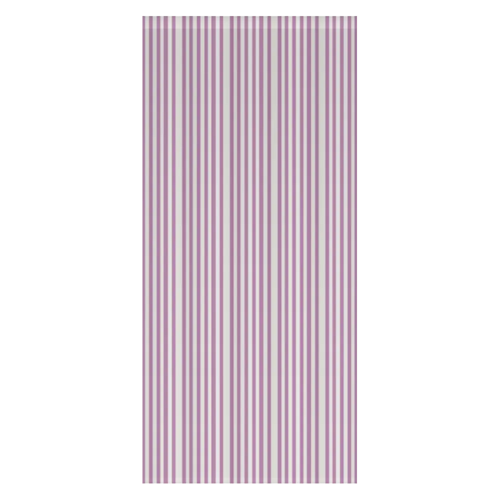 Window Curtain Set - Cotton Blend (2 Panels) | French Stripe - Vintage Lilac