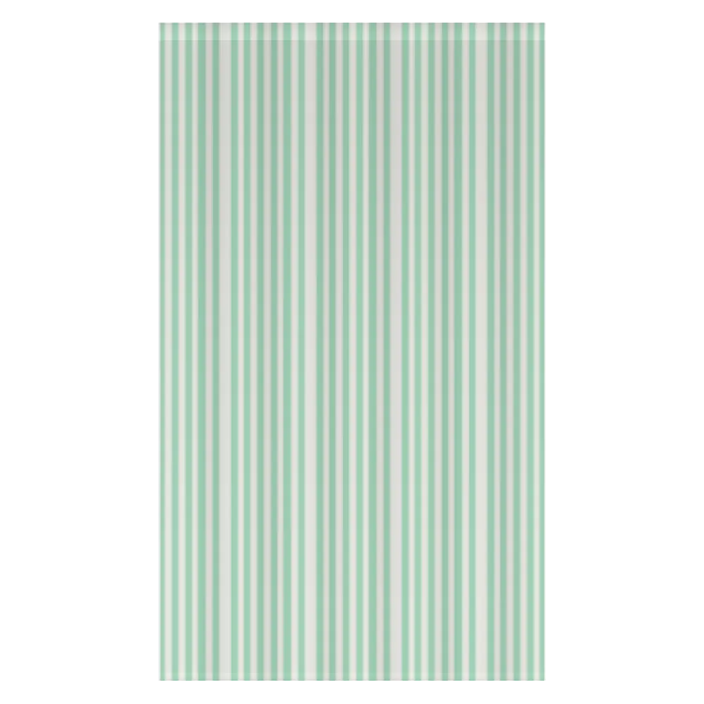 Window Curtain Set - Cotton Blend (2 Panels) | French Stripe - Seafoam