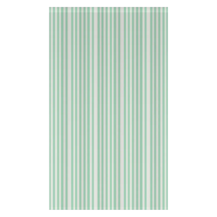 Window Curtain Set - Cotton Blend (2 Panels) | French Stripe - Seafoam
