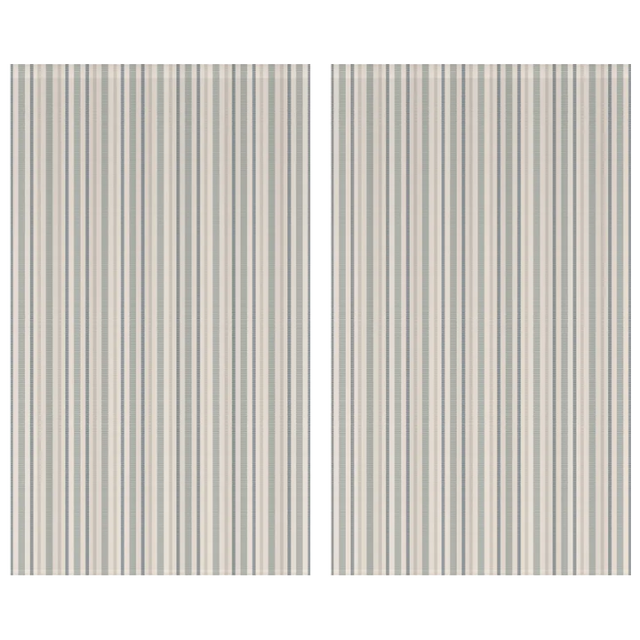 Ikat Fusion Curtain Panel Set – Sand &amp; Sea