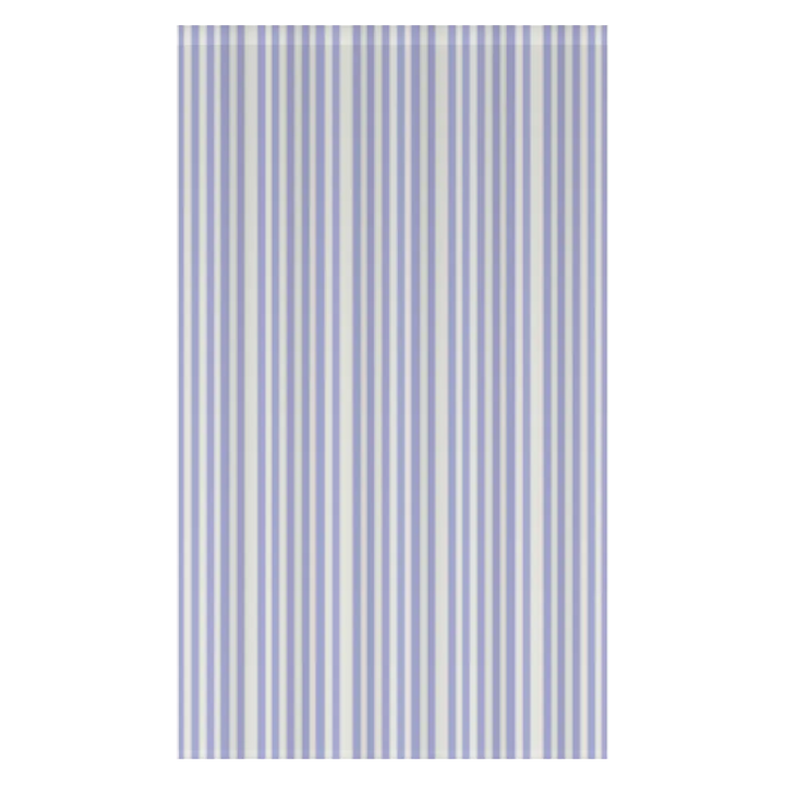 Window Curtain Set - Cotton Blend (2 Panels) | French Stripe - Periwinkle