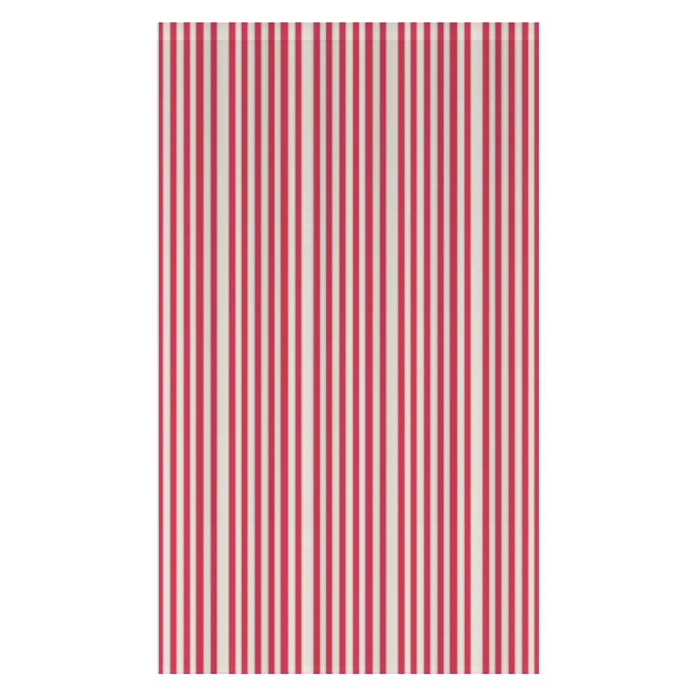 Window Curtain Set - Cotton Blend (2 Panels) | French Stripe - Rose