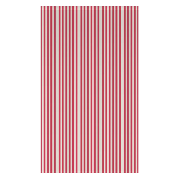 Window Curtain Set - Cotton Blend (2 Panels) | French Stripe - Rose