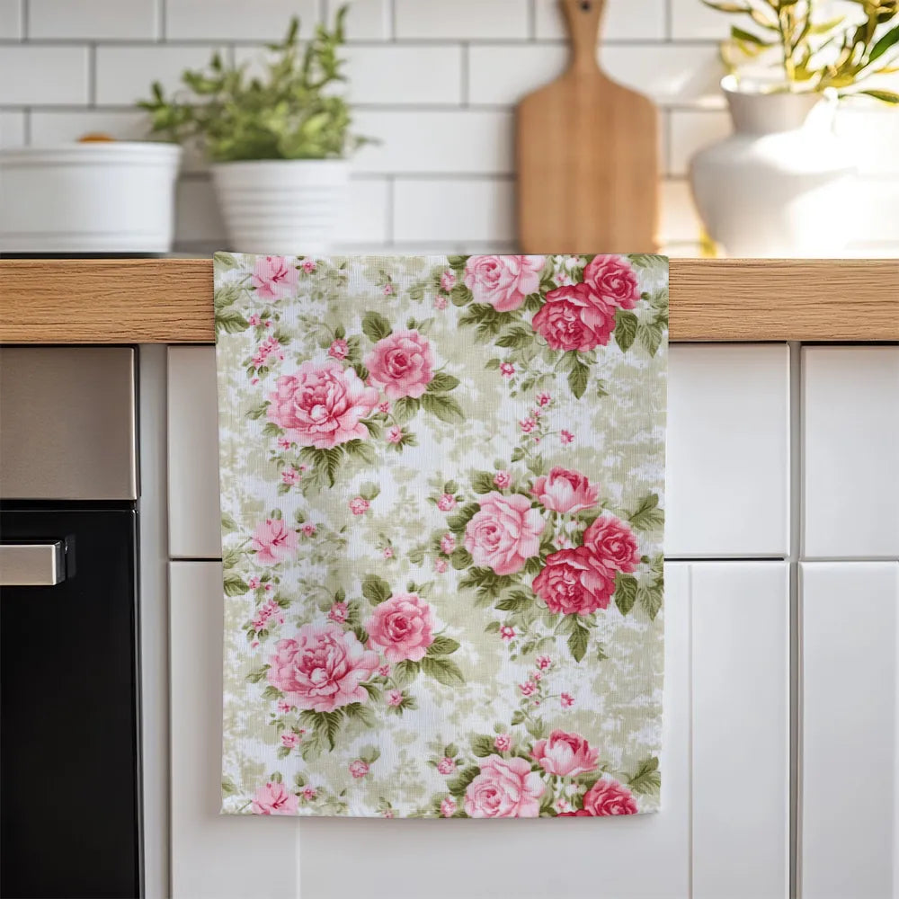 Shelaugeh Tea Towel Set (4) | Vintage Cottage Collection