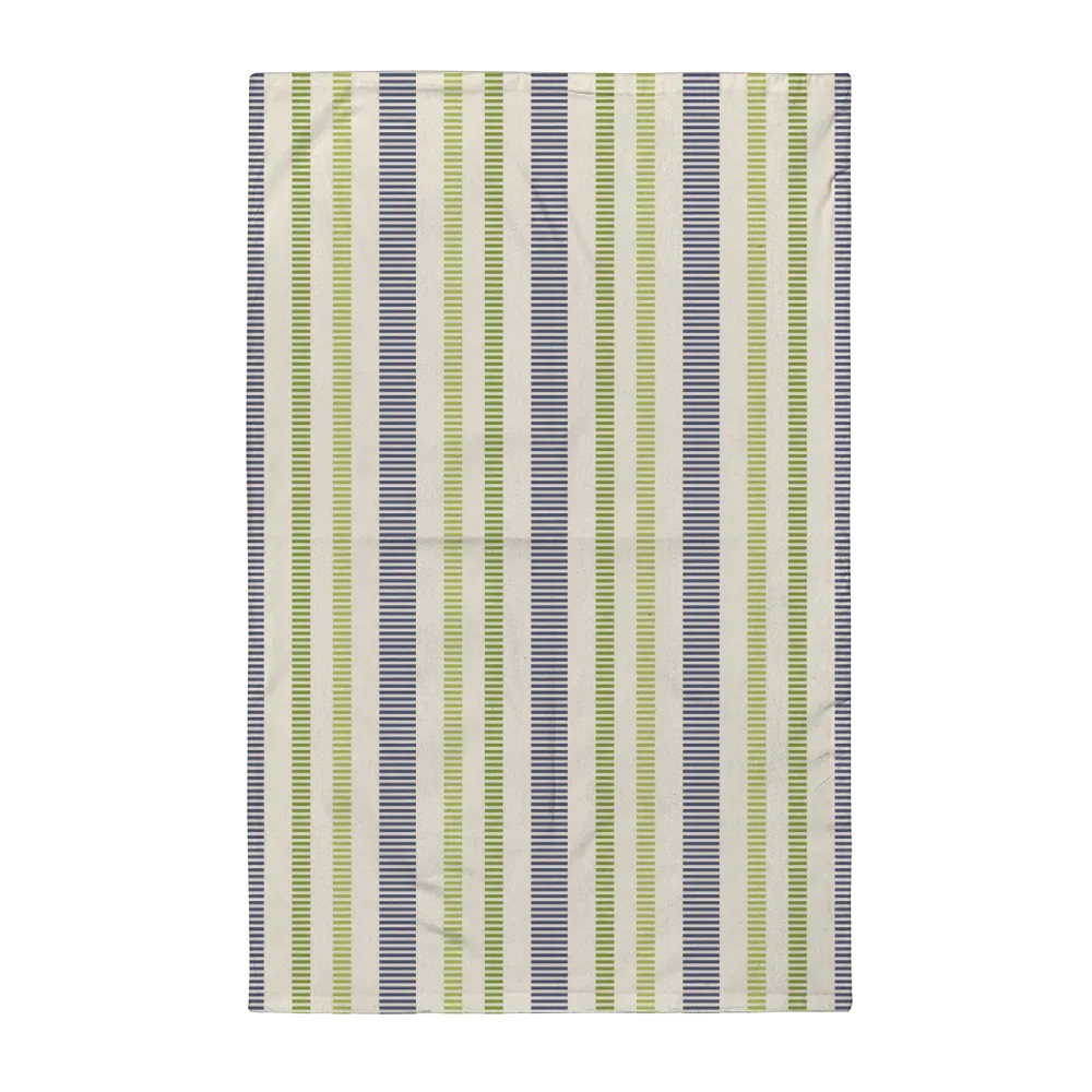 Ikat Fusion Tea Towel Set (6) – Peridot Blues