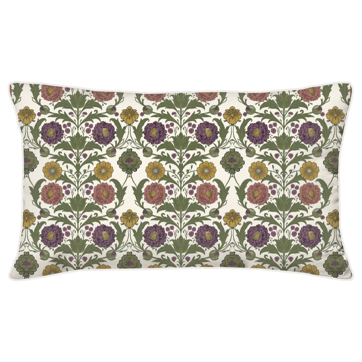 Sunlit Garden™ Piped Edge Duvet Cover Set - Harvest Garden