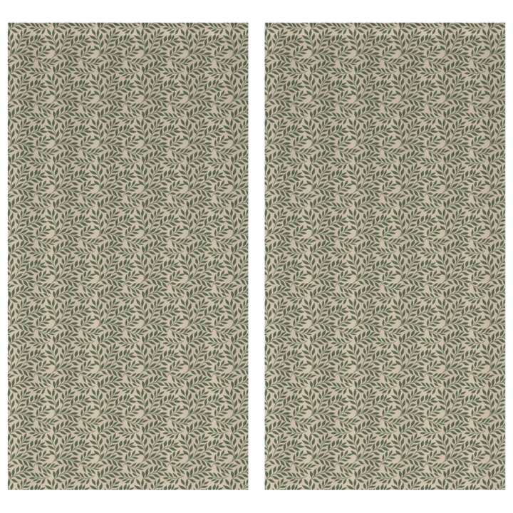 Verdant Fig™ Curtain Panel Set (2 Panels) – Leaf (Parchment)