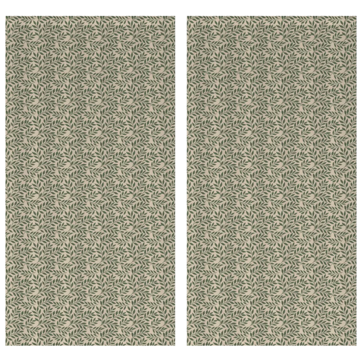 Verdant Fig™ Curtain Panel Set (2 Panels) – Leaf (Parchment)