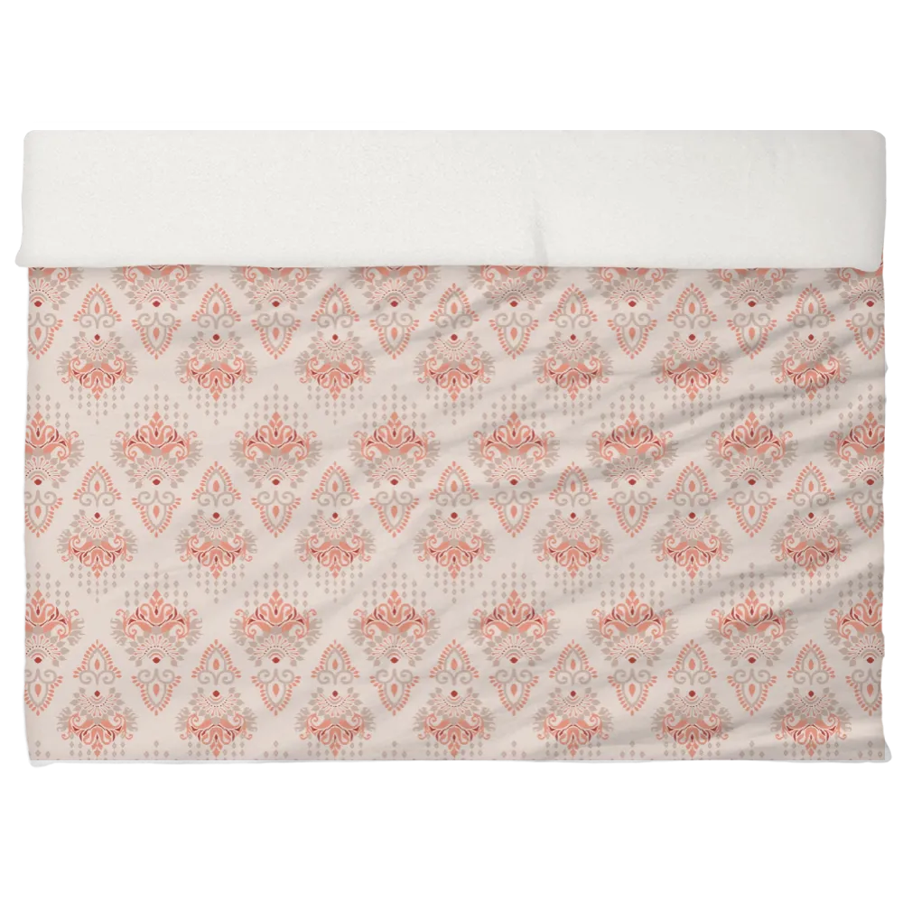 Reds &amp; Purples Anthology Duvet Cover Set – Ikat Damask (Sashay Sand)