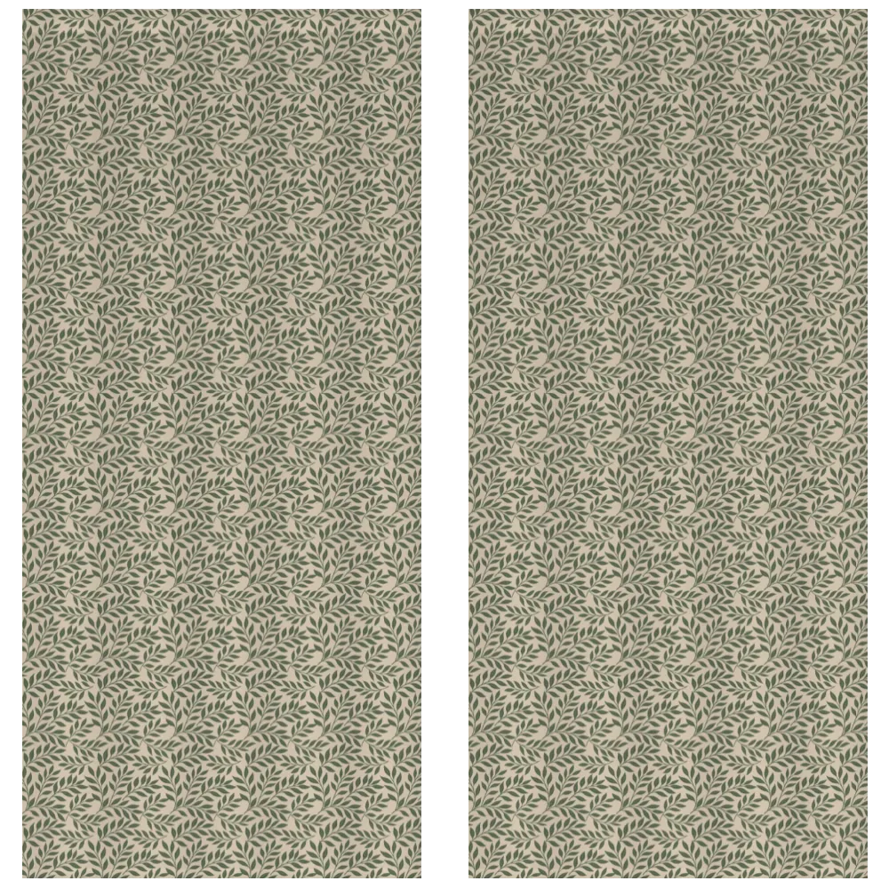 Verdant Fig™ Curtain Panel Set (2 Panels) – Leaf (Parchment)