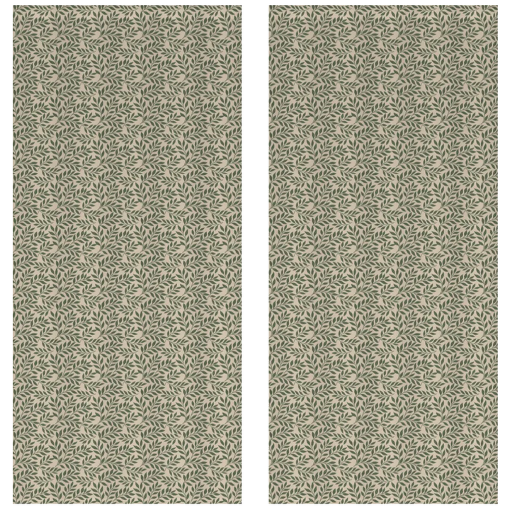 Verdant Fig™ Curtain Panel Set (2 Panels) – Leaf (Parchment)