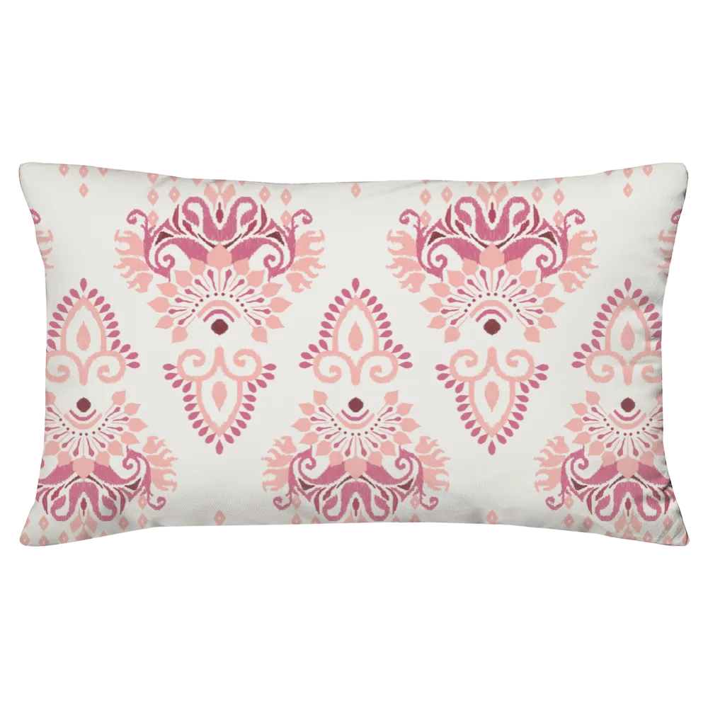 Reds &amp; Purples Anthology Duvet Cover Set – Ikat Damask (Dragonfruit)