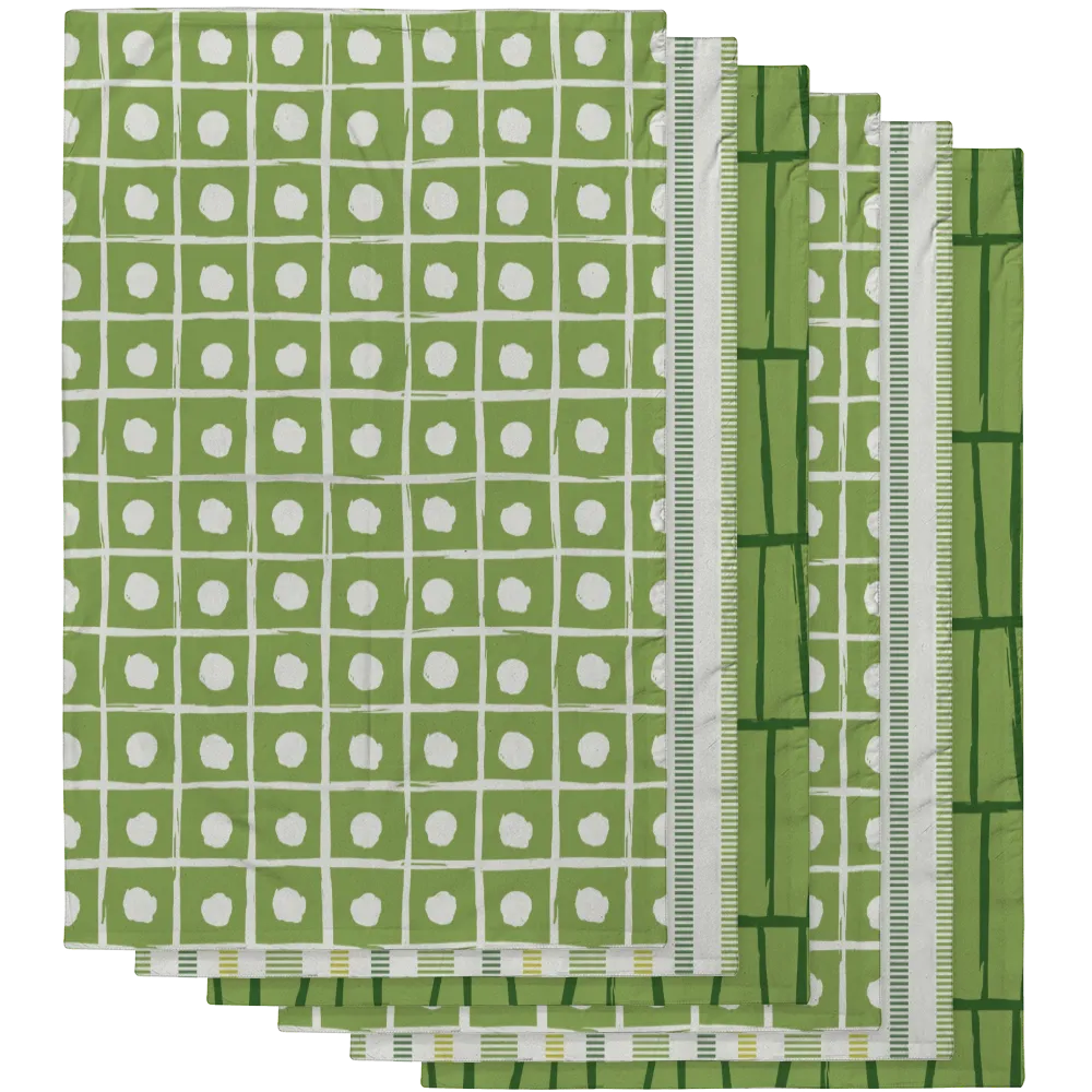 Tea Towel Set (6) – Limeade