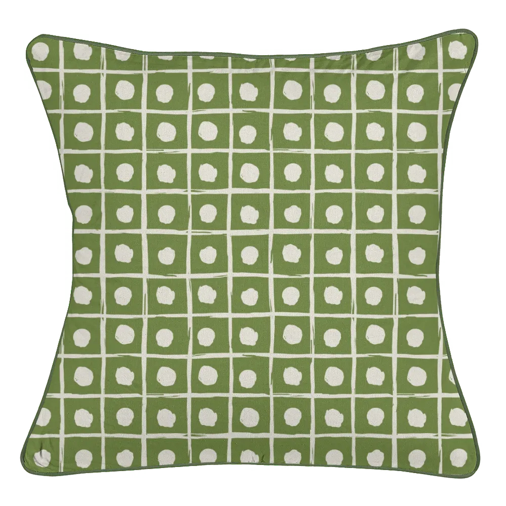 Ikat Fusion Pillow Trio – Kelp Ribbon