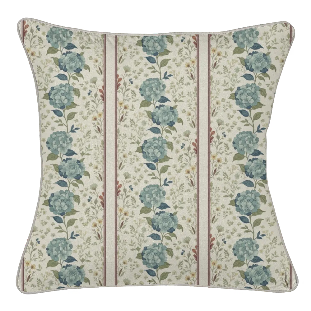 Form & Field™ Piped Edge Throw Pillow – Floral Stripe