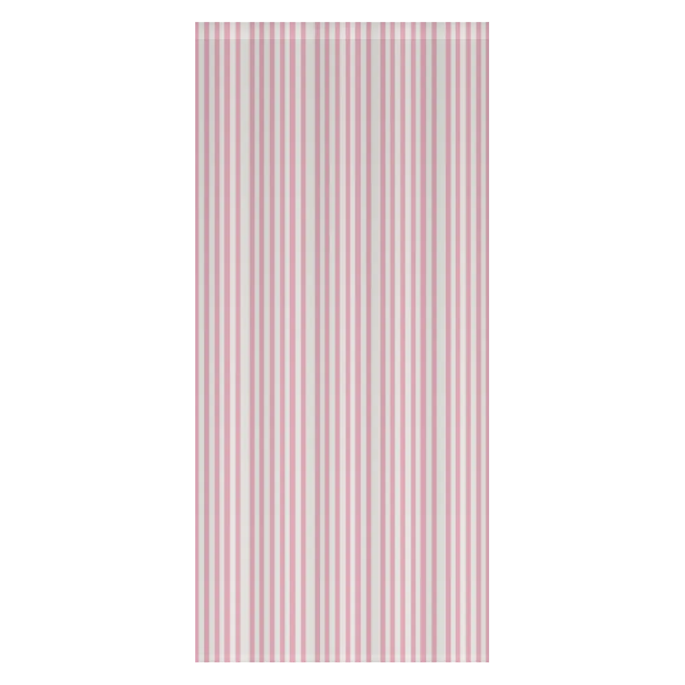 Window Curtain Set - Cotton Blend (2 Panels) | French Stripe - Babydoll
