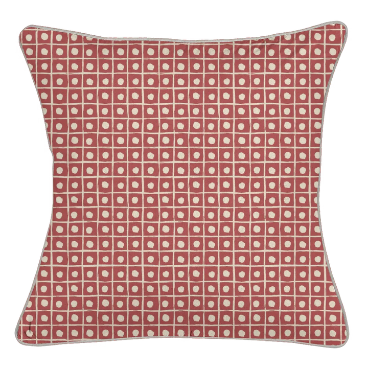 Ikat Fusion Coordinates Pair – Americana Geometric (Brick)