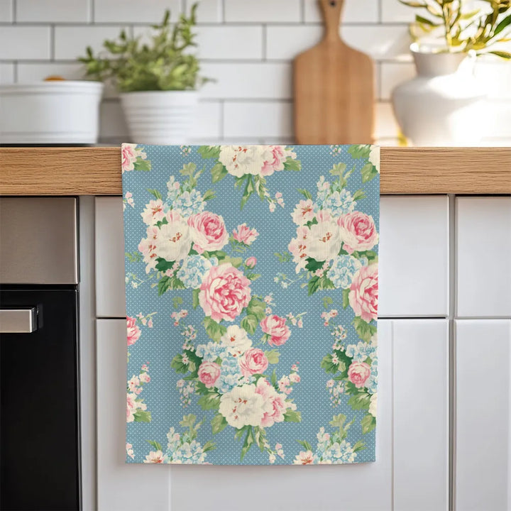 Emma - Bluejay Tea Towel Set (4) | Vintage Cottage Collection